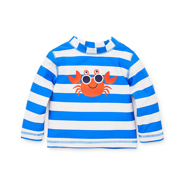 螃蟹長袖防護泳衣-1