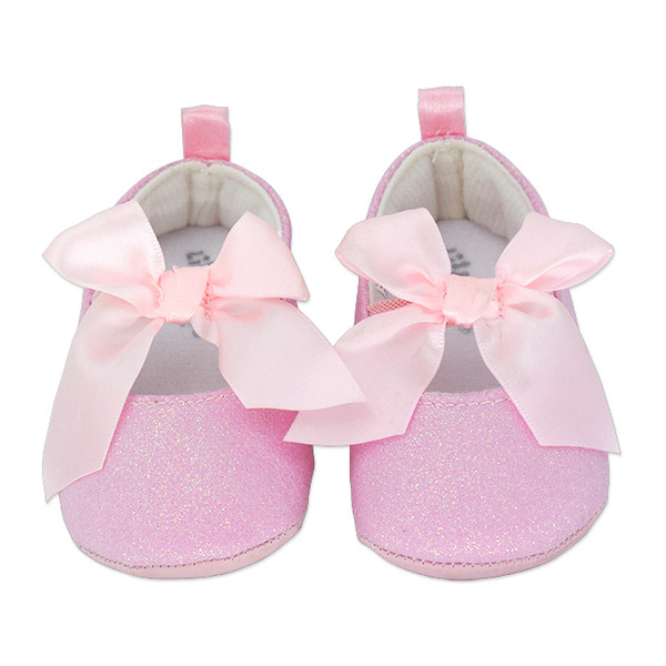 粉色蝴蝶結涼鞋